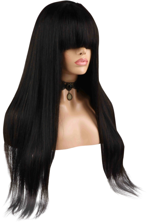 Buy Moschino Fringe - Lace Wig (800x800), Png Download