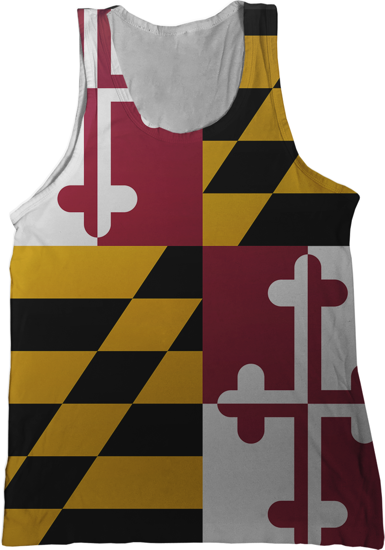 Maryland State Flag Tank Top - Maryland State Flag (1296x1786), Png Download