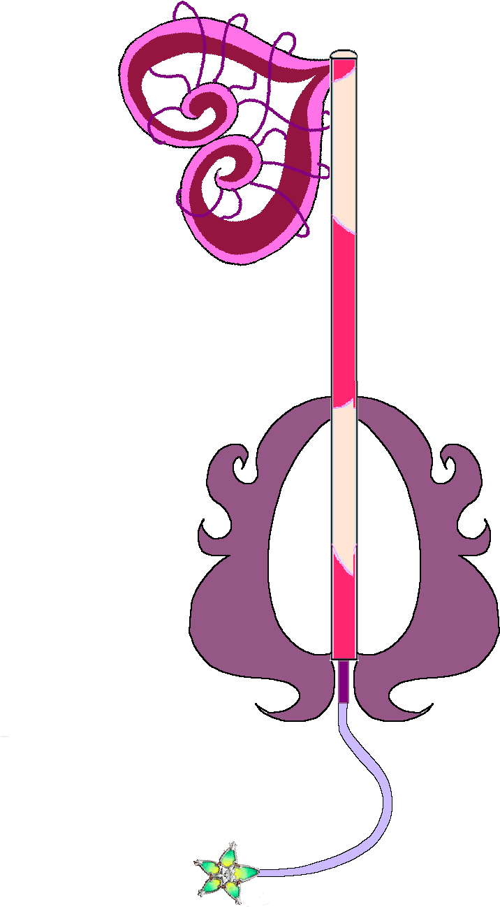 Lyndsey's Keyblade - Illustration (1060x1360), Png Download