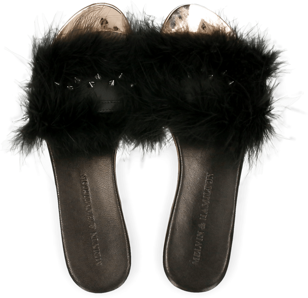 Mules Hanna 32 Salerno Black - Fur Clothing (1024x1024), Png Download