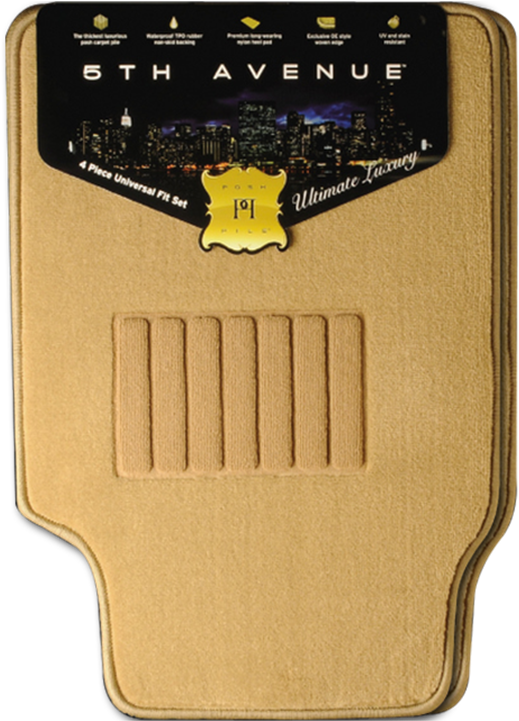 Posh Pile 5th Avenue Tan - Toyota Corolla Carpet Floor Mats Pakistan (720x720), Png Download