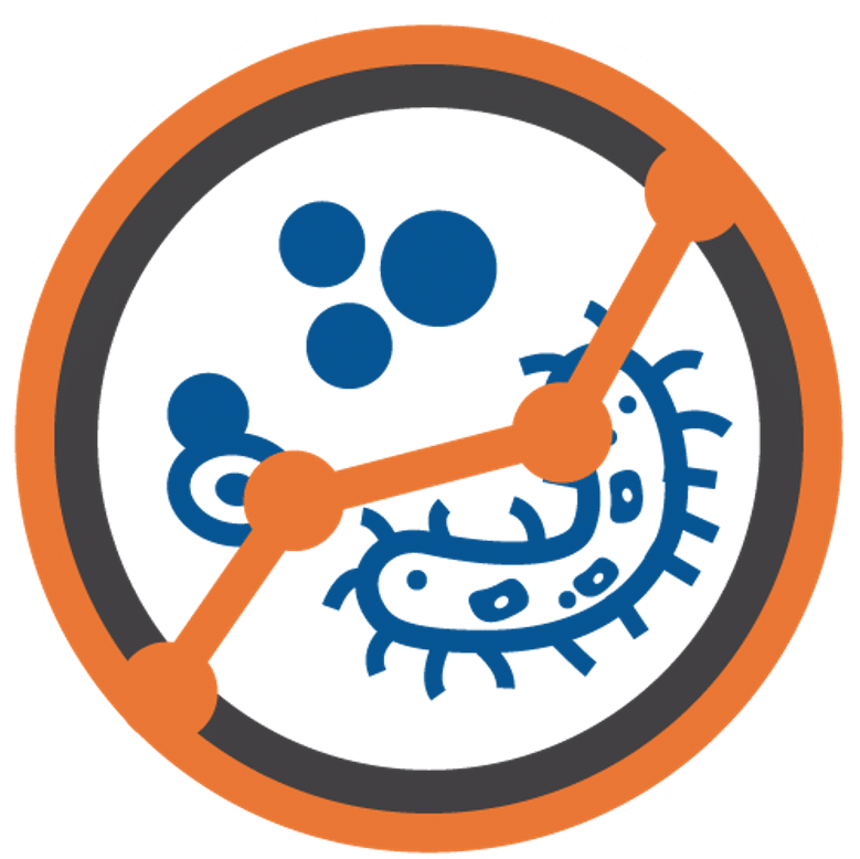 Share The Thanks, Not The Germs & Illness - Symbol For Infection Control (866x863), Png Download