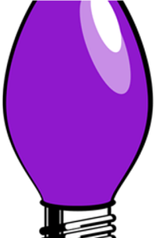 Light Bulb Clipart Purple (640x480), Png Download