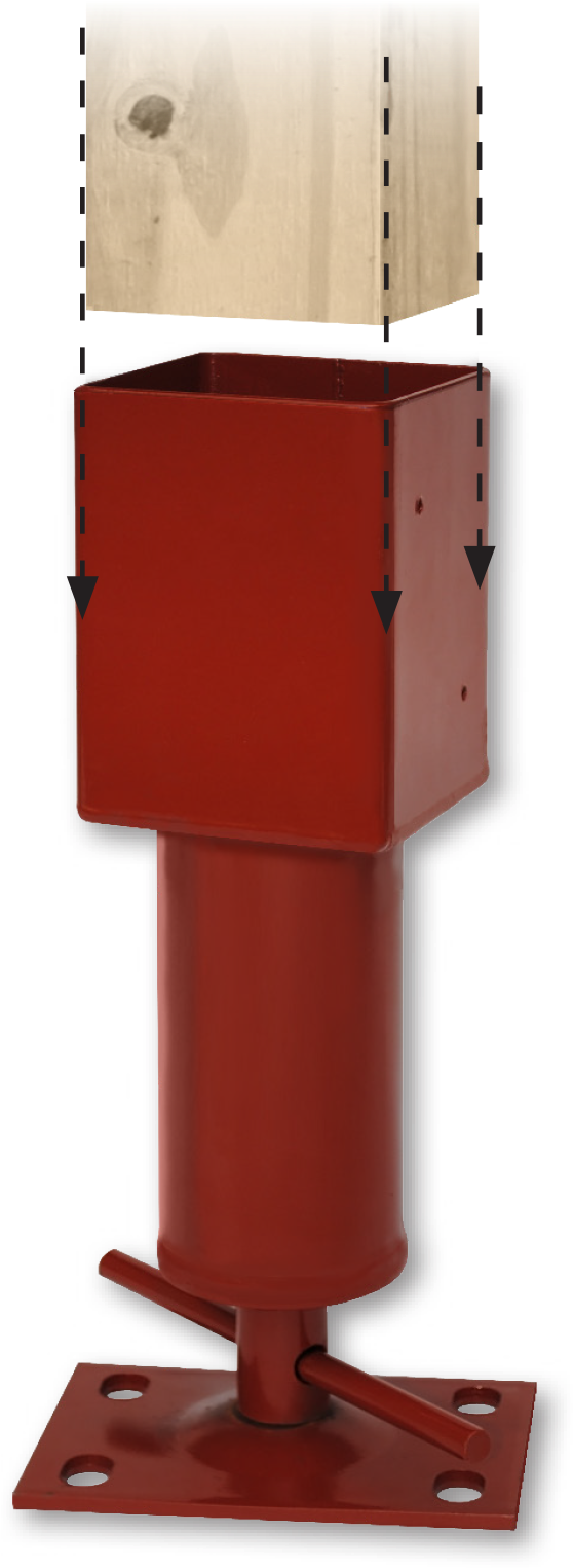 The Shore Jack™ Is A Convenient And Durable Way To - Wood (635x1563), Png Download
