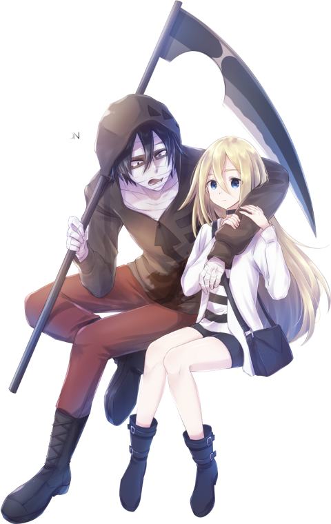Satsuriku No Tenshi Anime (480x760), Png Download