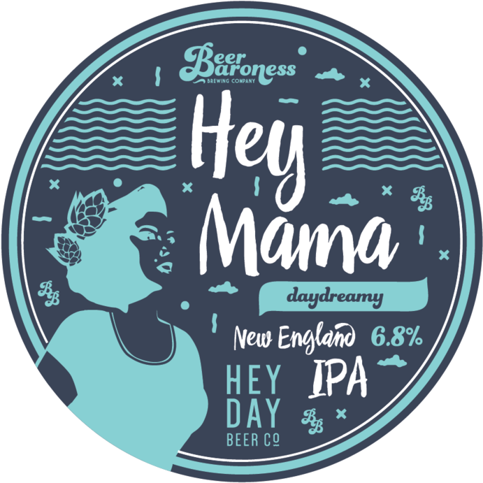 Dd004024 Beer Baroness Hey Mama Tap Badge Supply T2p - Eye Shadow (1000x1055), Png Download