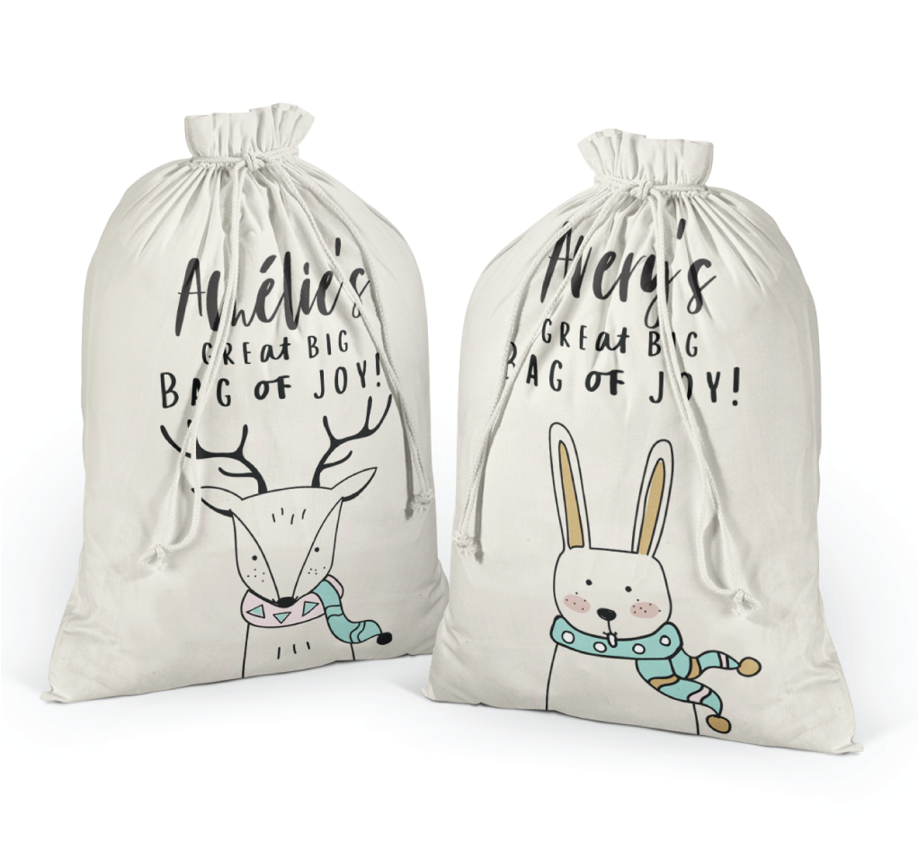 Santa Sacks - Prev - Illustration (1020x1304), Png Download