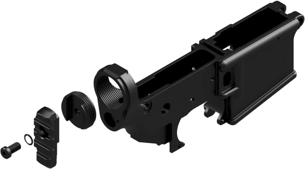 Ar/mcx - Kns Precision Ar15 Mcx Stock Adapter (1440x1080), Png Download