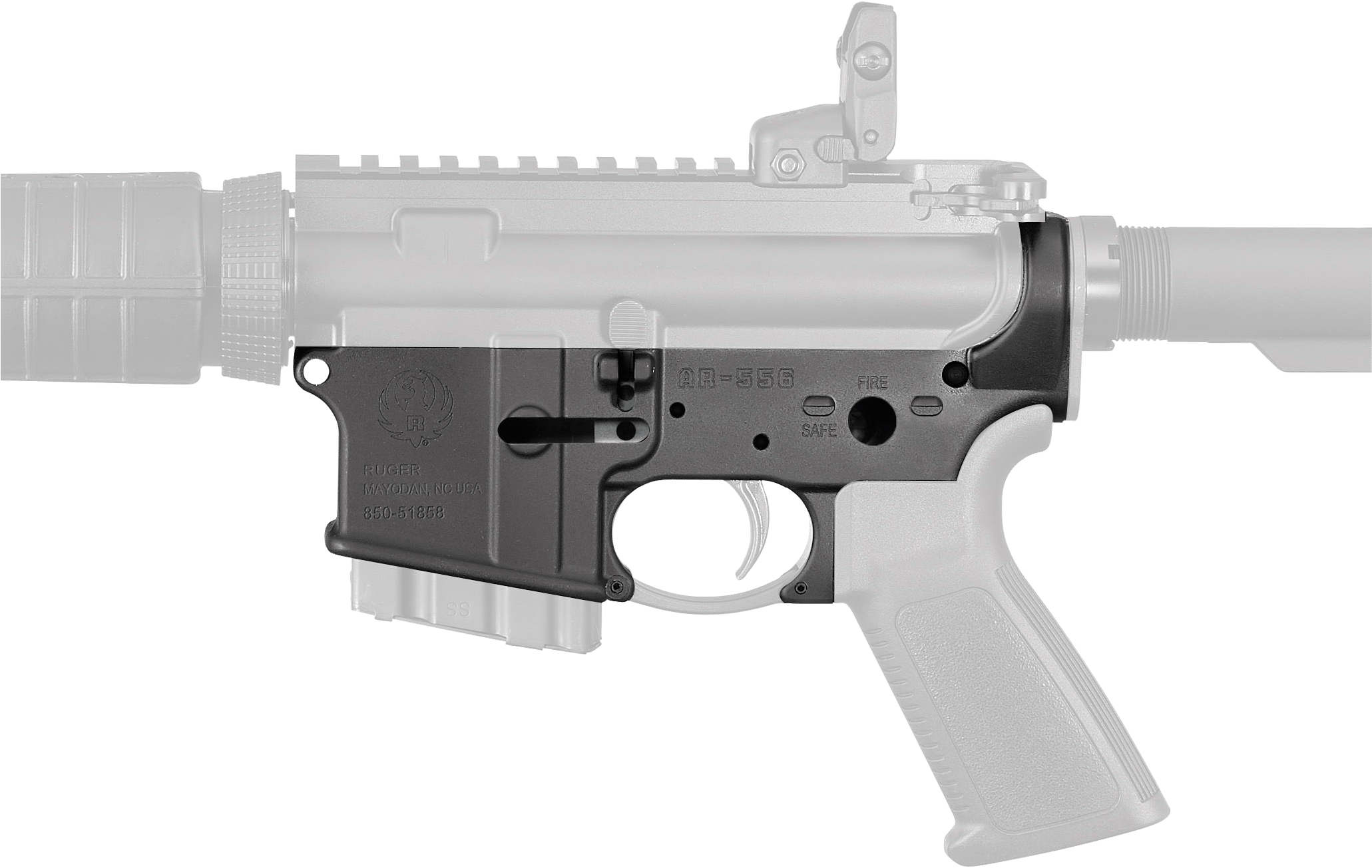 Ruger 8506 Ar - Ruger Ar 556 Stripped Lower (2060x1367), Png Download