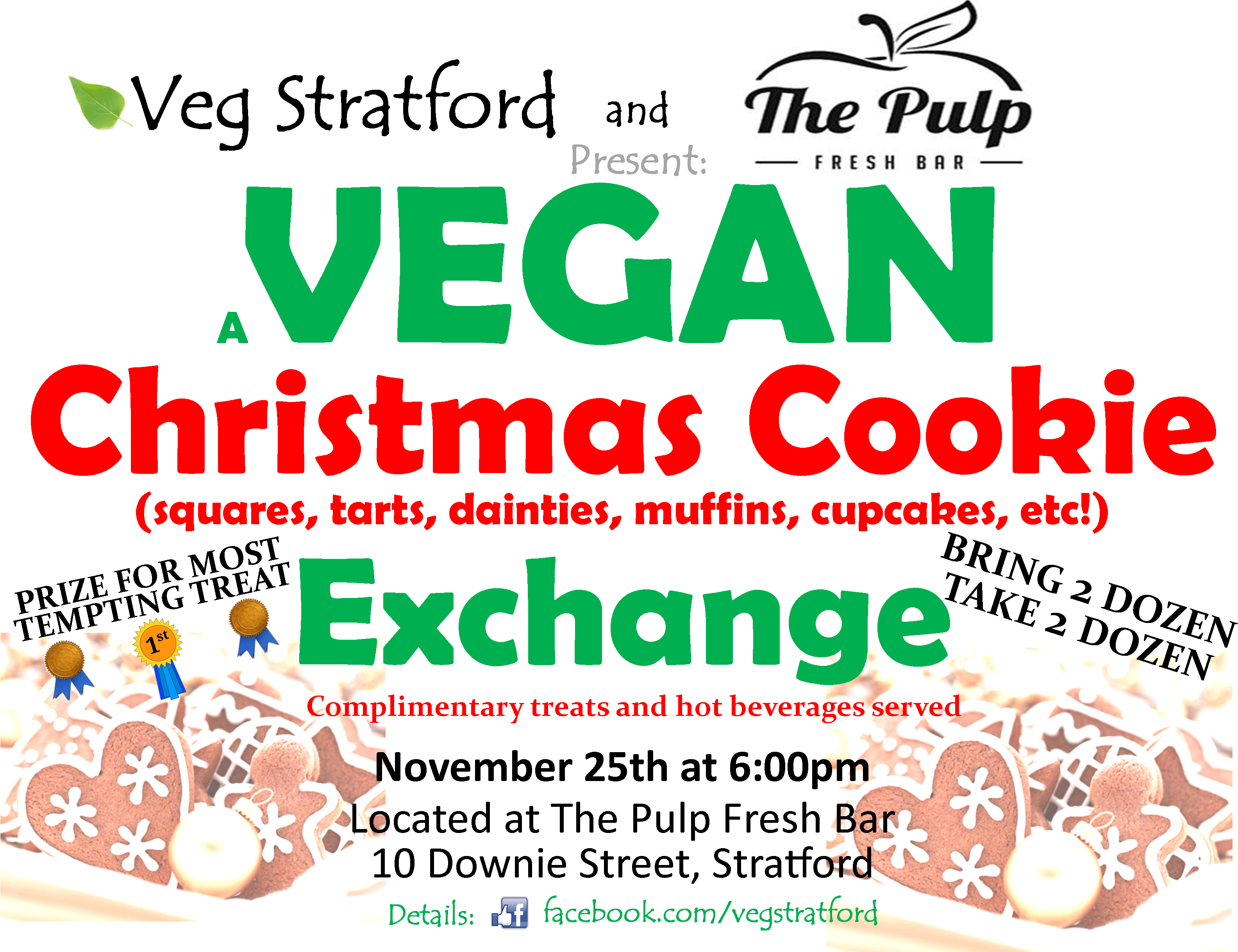 Veg Stratford Has Partnered With The Pulp Fresh Bar - Bánh (3298x2438), Png Download