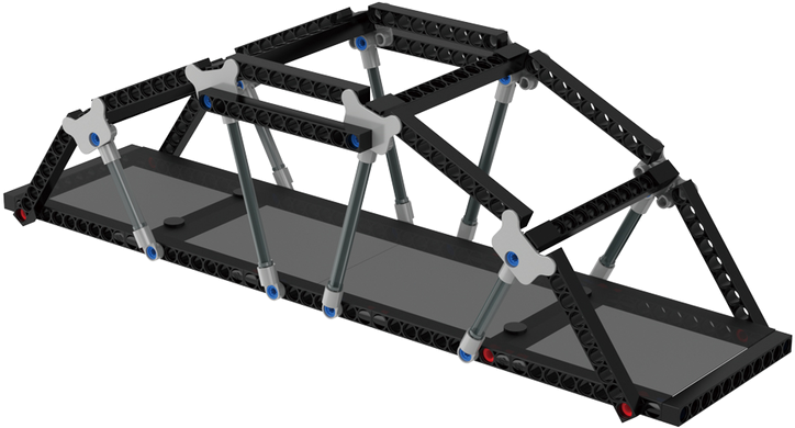 7410 M13 - Truss Bridge (800x800), Png Download