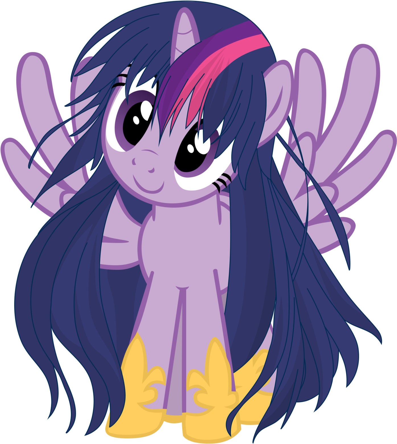 Beautiful Twilight Sparkle - Princess Twilight Sparkle Hair (1600x1600), Png Download