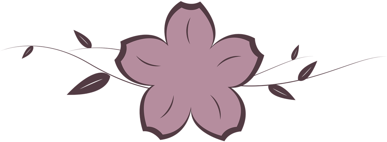 Blossom,free Vector Graphics,free - Flor De Cerezo Vector (1280x640), Png Download