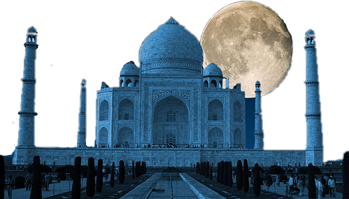 Taj Mahal (499x285), Png Download