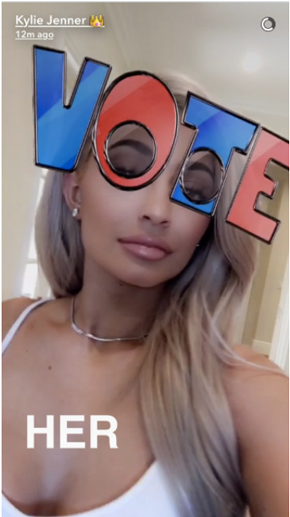 Did Kylie Jenner Vote (430x516), Png Download