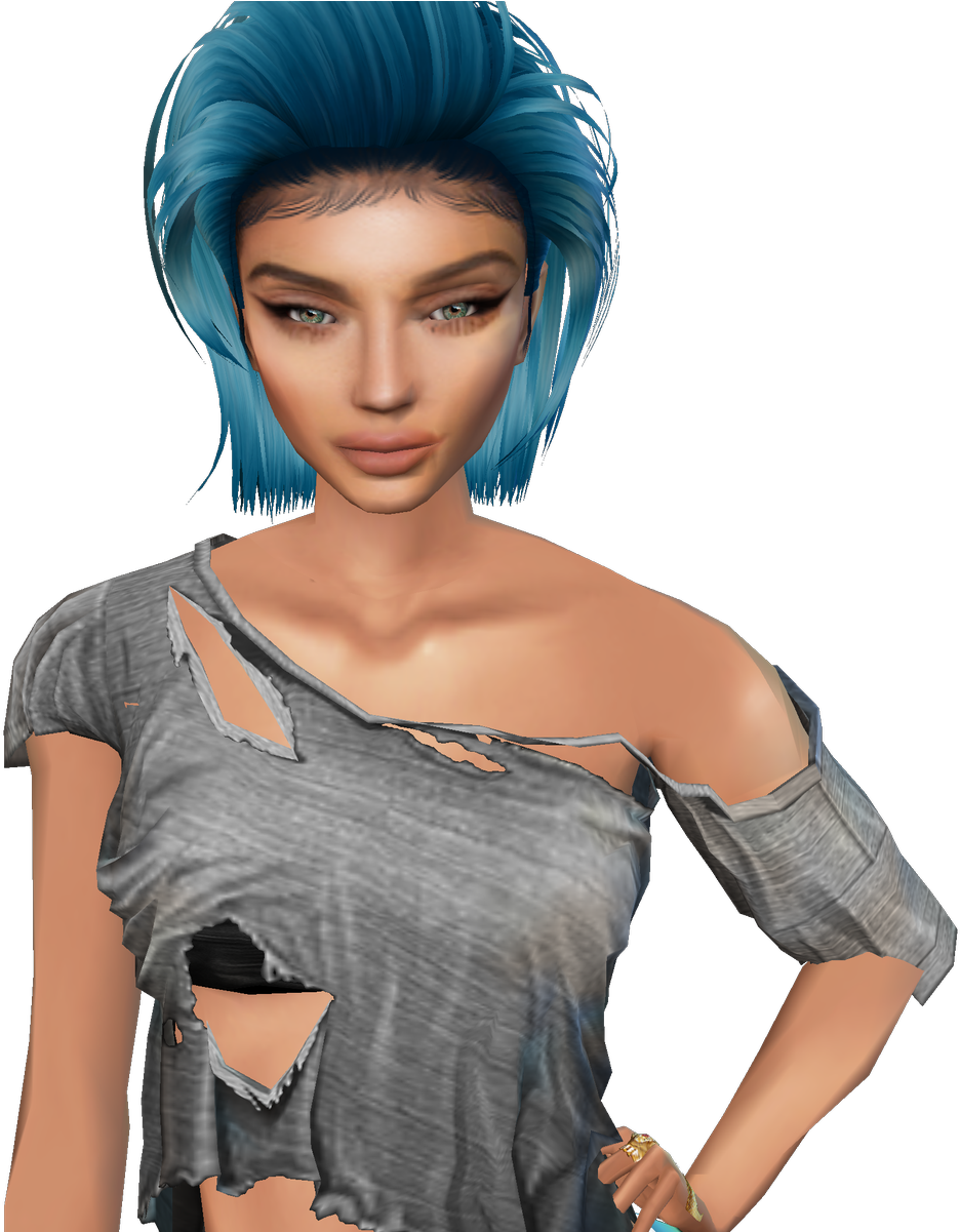 Kylie Jenner Imvu On Twitter Png Kylie Jenner Imvu - Girl (1200x1200), Png Download