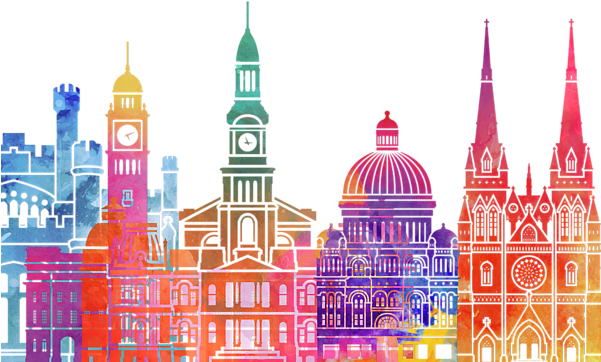 Bleed Area May Not Be Visible - Watercolor Painting (600x430), Png Download