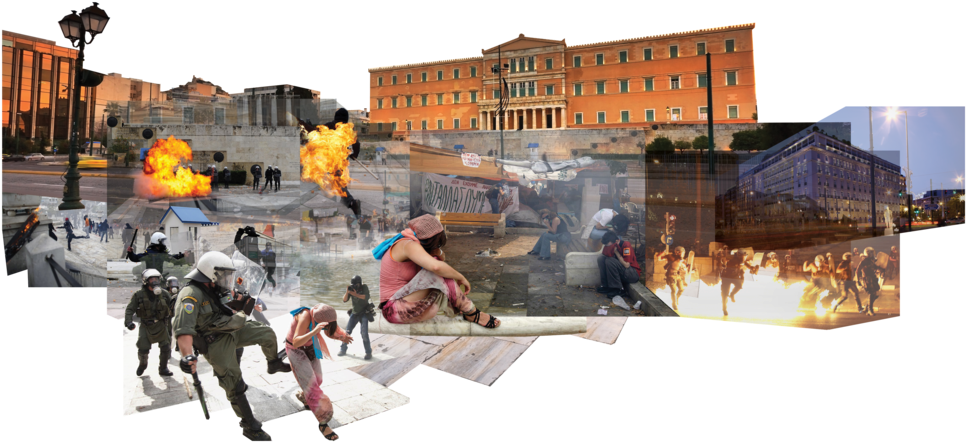 Collage Syntagma Square Nowhite (1000x457), Png Download