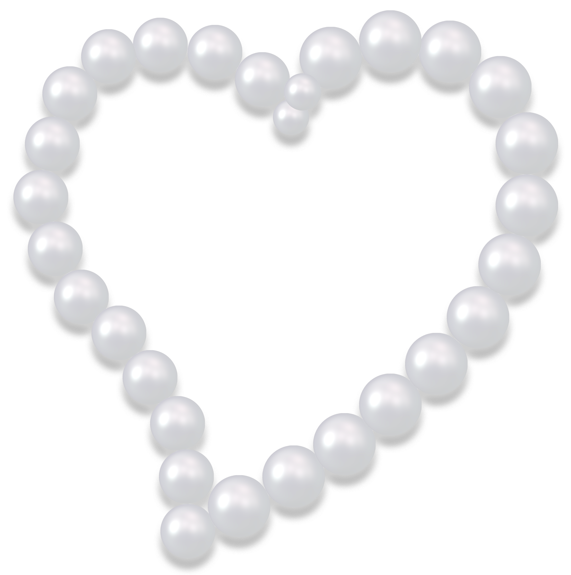 Pearl Clipart Transparent - Pearls Clip Art (894x894), Png Download