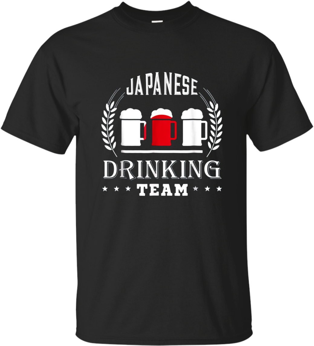 Beer Japanese Drinking Team Casual Japan Flag T-shirt - Hate Islam T Shirts (1155x1155), Png Download