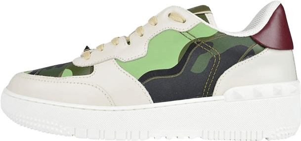 Cut-price Valentino 2016 Camoflague Trainers - Shoe (640x387), Png Download