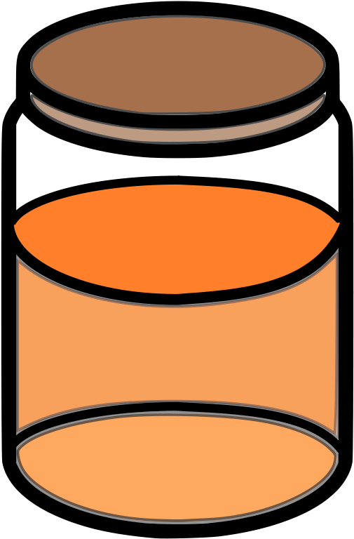 Free Vector Honey Jar (565x800), Png Download