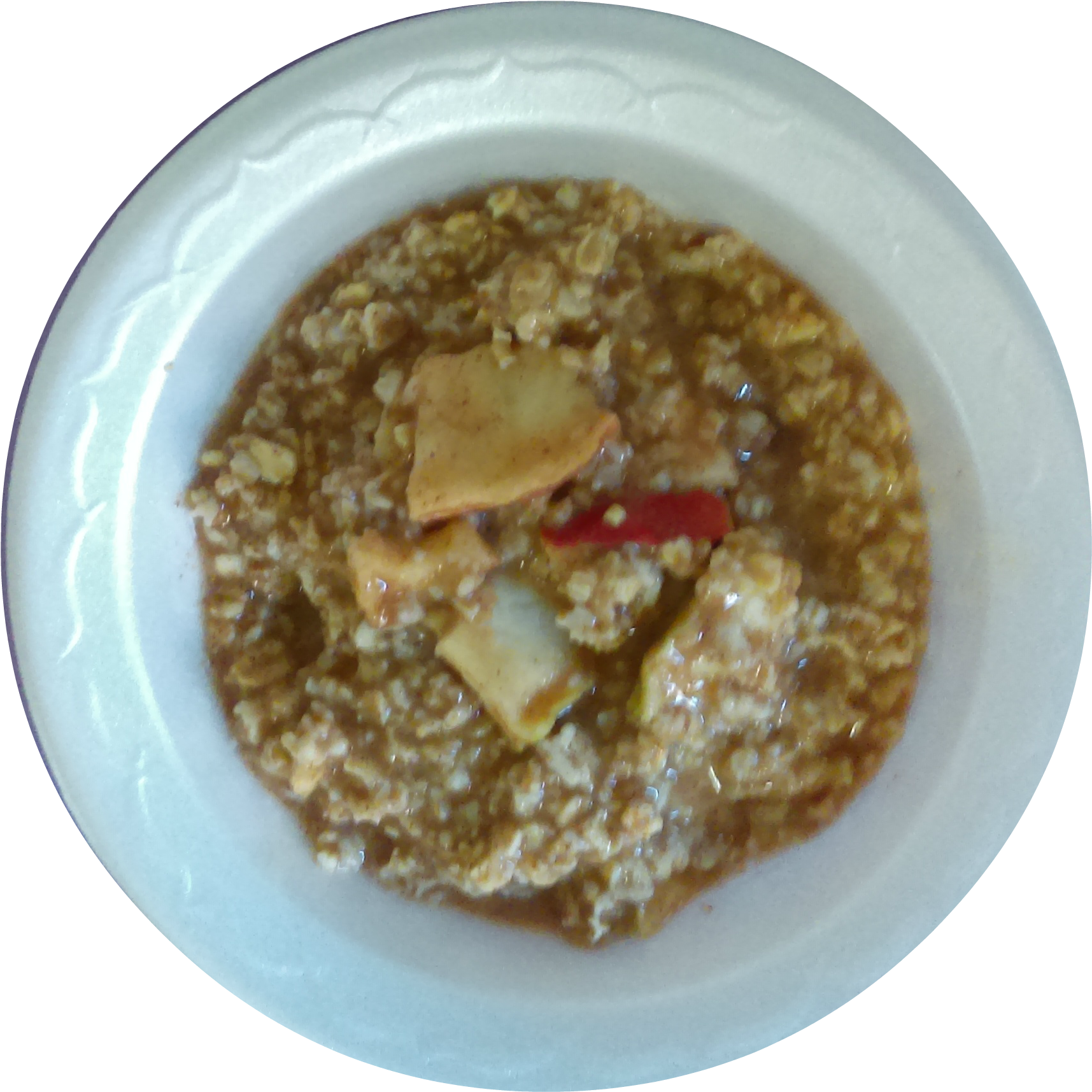 Spiced Apple Oatmeal Inspired By Who's That In The - Thai Curry (1836x3264), Png Download