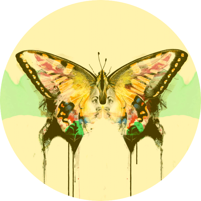 Spring Equinox - Beautiful Yellow Swallow Tail Butterfly, For The Love (644x644), Png Download
