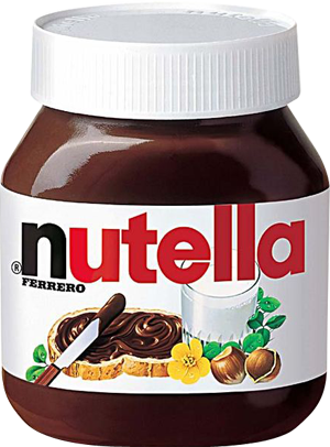 Nutella Jar Png Download - Peanut Butter Brands In India (300x406), Png Download
