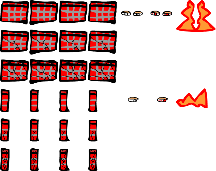 Wall O\' Doom - Wall Sprite (736x581), Png Download