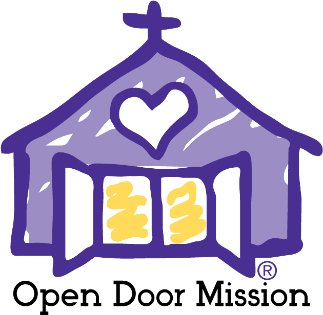Open Door Mission Logo 1 - Open Door Mission Omaha Lydia House (629x633), Png Download