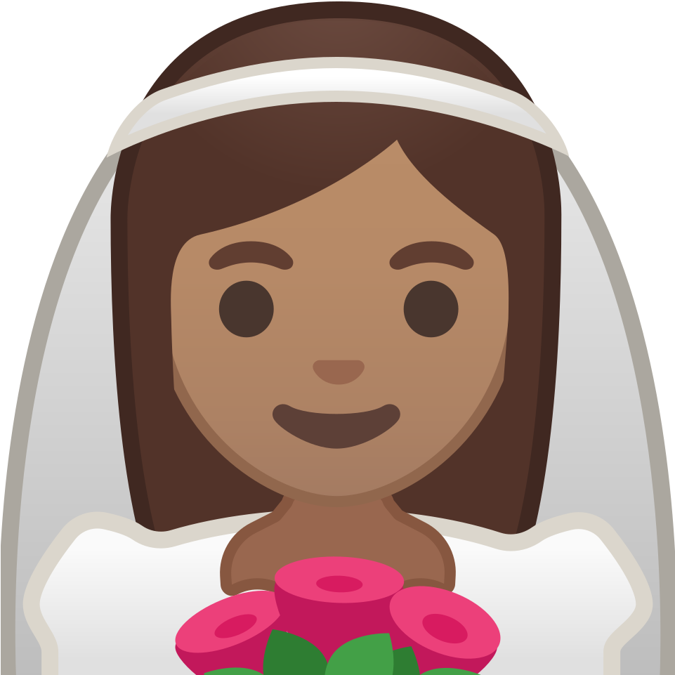 Download Svg Download Png - Emoji Mariée (1024x1024), Png Download