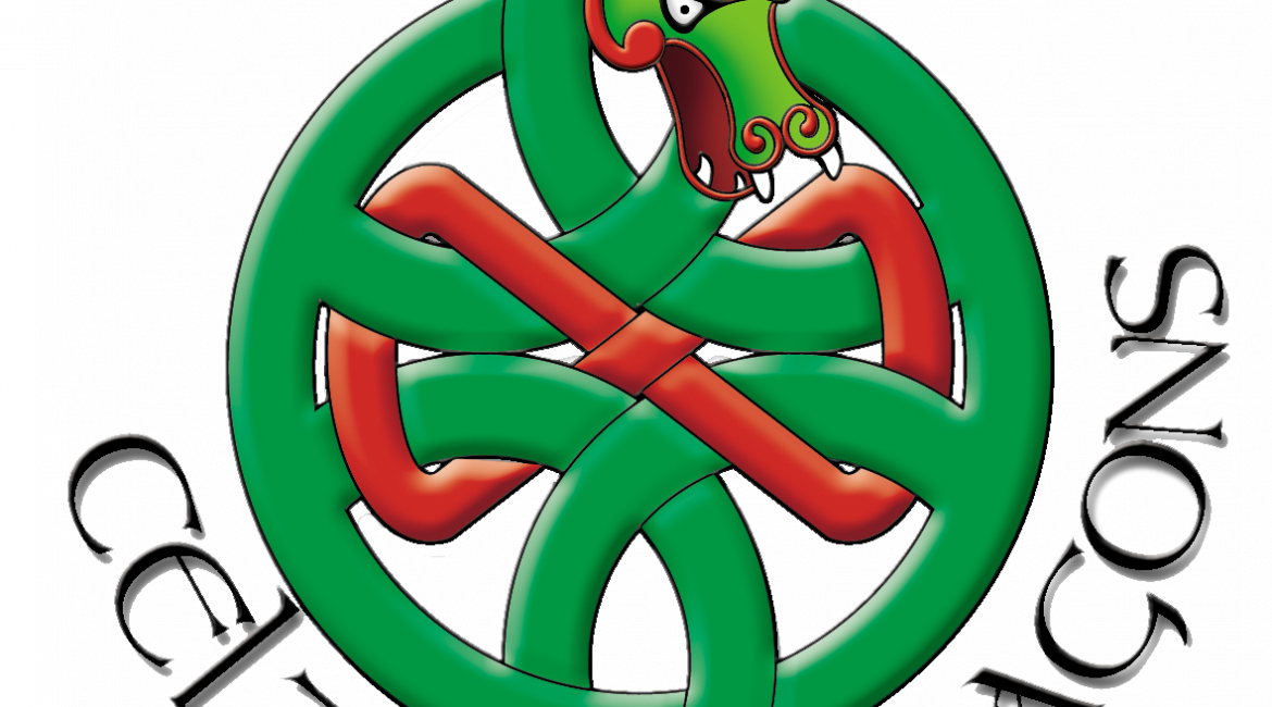 Celtic Dragons High Res - Celtic Dragons (1170x650), Png Download