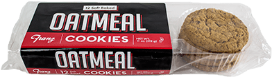 Bake Shoppe Oatmeal Cookies - Oatmeal Raisin Cookie (400x400), Png Download