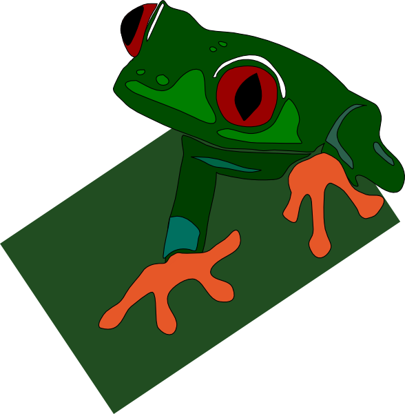 Red Eye Frog Svg Clip Arts 588 X 600 Px (588x600), Png Download