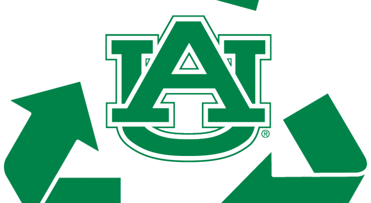 Au Goes Green Recycle Logo - Auburn University Sustainability (750x410), Png Download