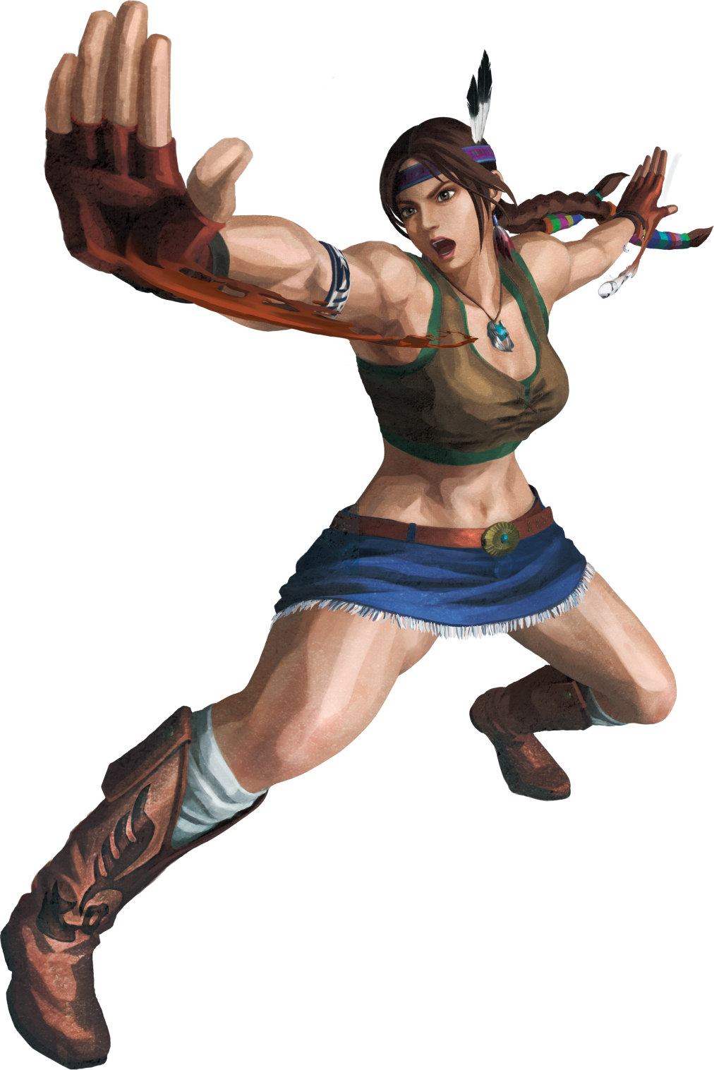 Julia Chang's Galleries - Street Fighter X Tekken Character Art (1012x1516), Png Download