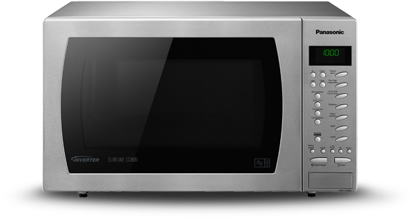 Modern Microwave Oven Png Free Download - Panasonic Slimline Combi Nn-ct585sbpq - Microwave Oven (613x460), Png Download