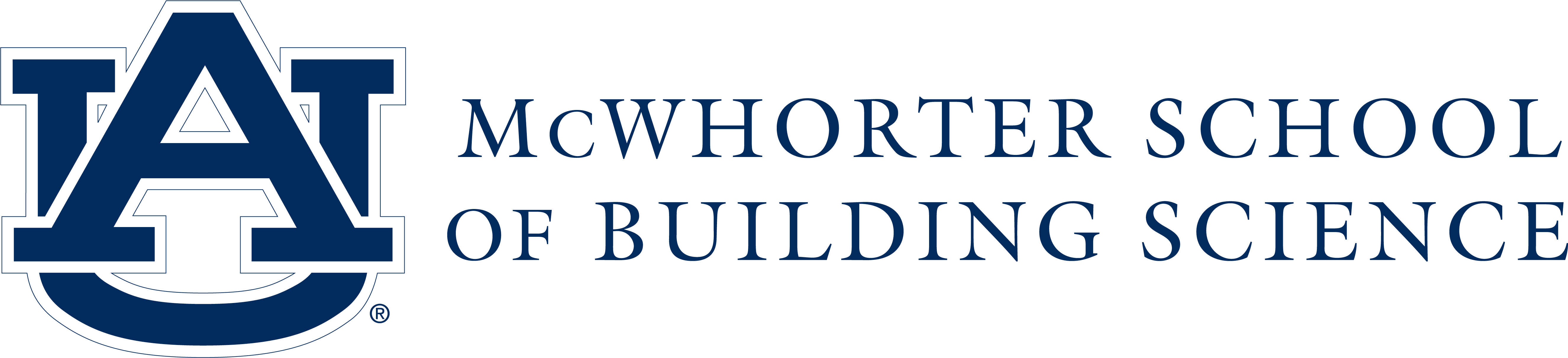 Auburn University's Mcwhorter School Of Building Science - Brentwood County High Logo (6250x1417), Png Download