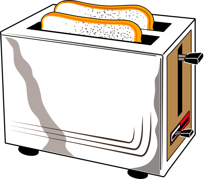 Picture Freeuse Home Appliance Can Stock Photo Small - Toaster Clipart (858x750), Png Download