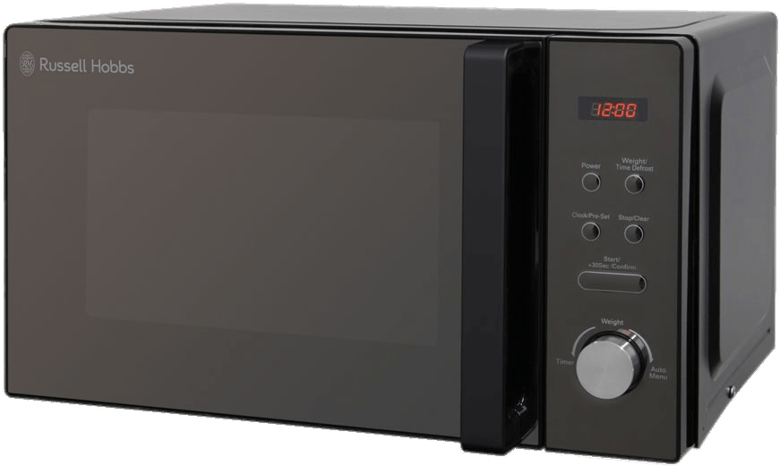 Kitchenware - Russell Hobbs Rhm2076b Digital Microwave, 20 L - Black (884x548), Png Download