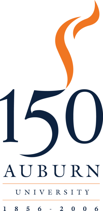 Auburn University 150 Year Anniversary - Auburn University (412x840), Png Download