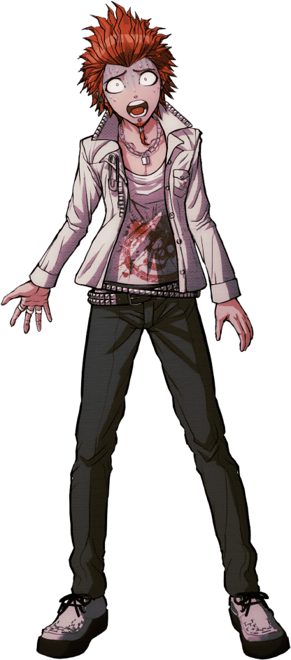 Leon Kuwata Fullbody Sprite - Leon Full Body Sprite (416x943), Png Download
