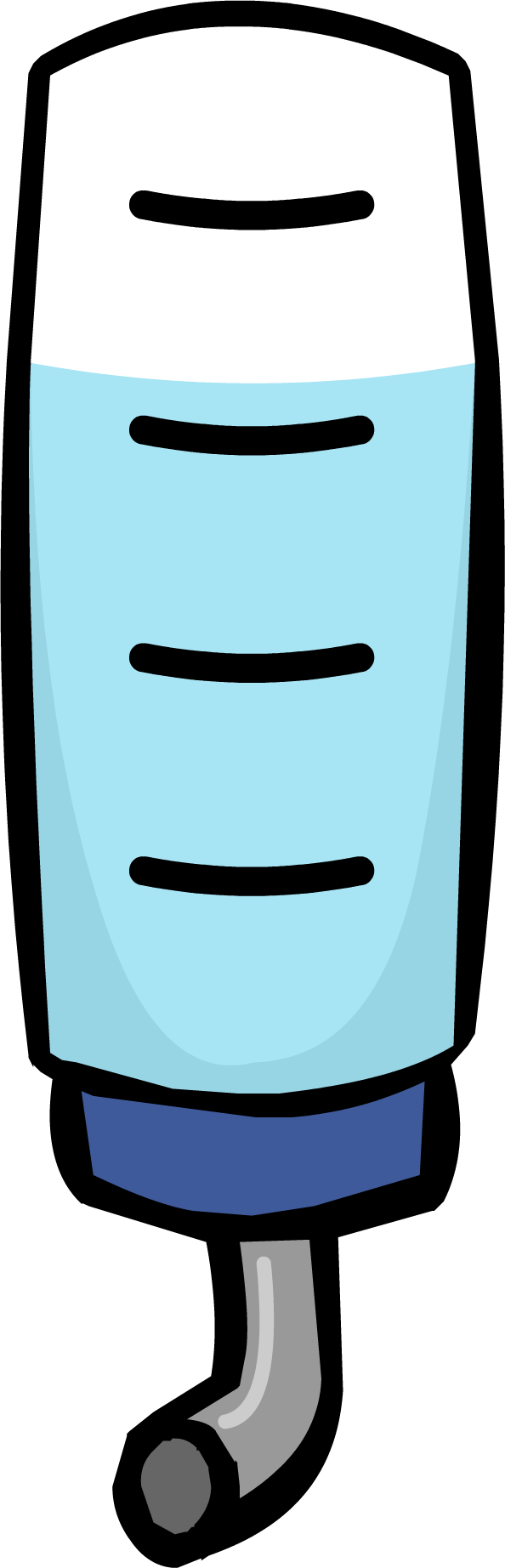 Water Bottle - Bebederos Animados (594x1844), Png Download