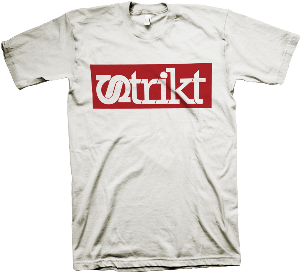 Tshirt Strikt Plain Red White - Stumptown Coffee T Shirts (1000x927), Png Download