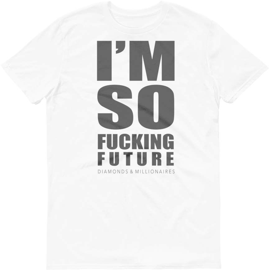 Dm Future Spinxwhiteshirt Mockup Flat Front White (1000x1000), Png Download