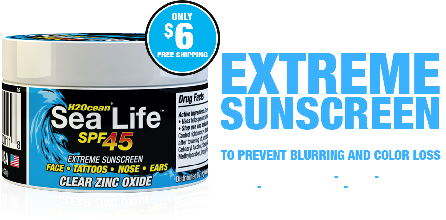 H2ocean Spf 45 Sea Life Sunscreen, 1 Ounce (944x487), Png Download