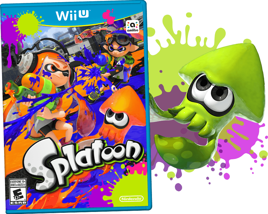 Splatoon Package - Splatoon Wii U (912x727), Png Download