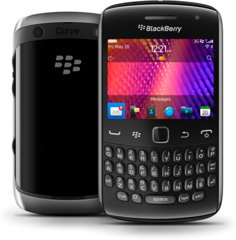 A Look At Cell Phones From The Past August 21 - Blackberry Curve 9360 Whatsapp (480x479), Png Download