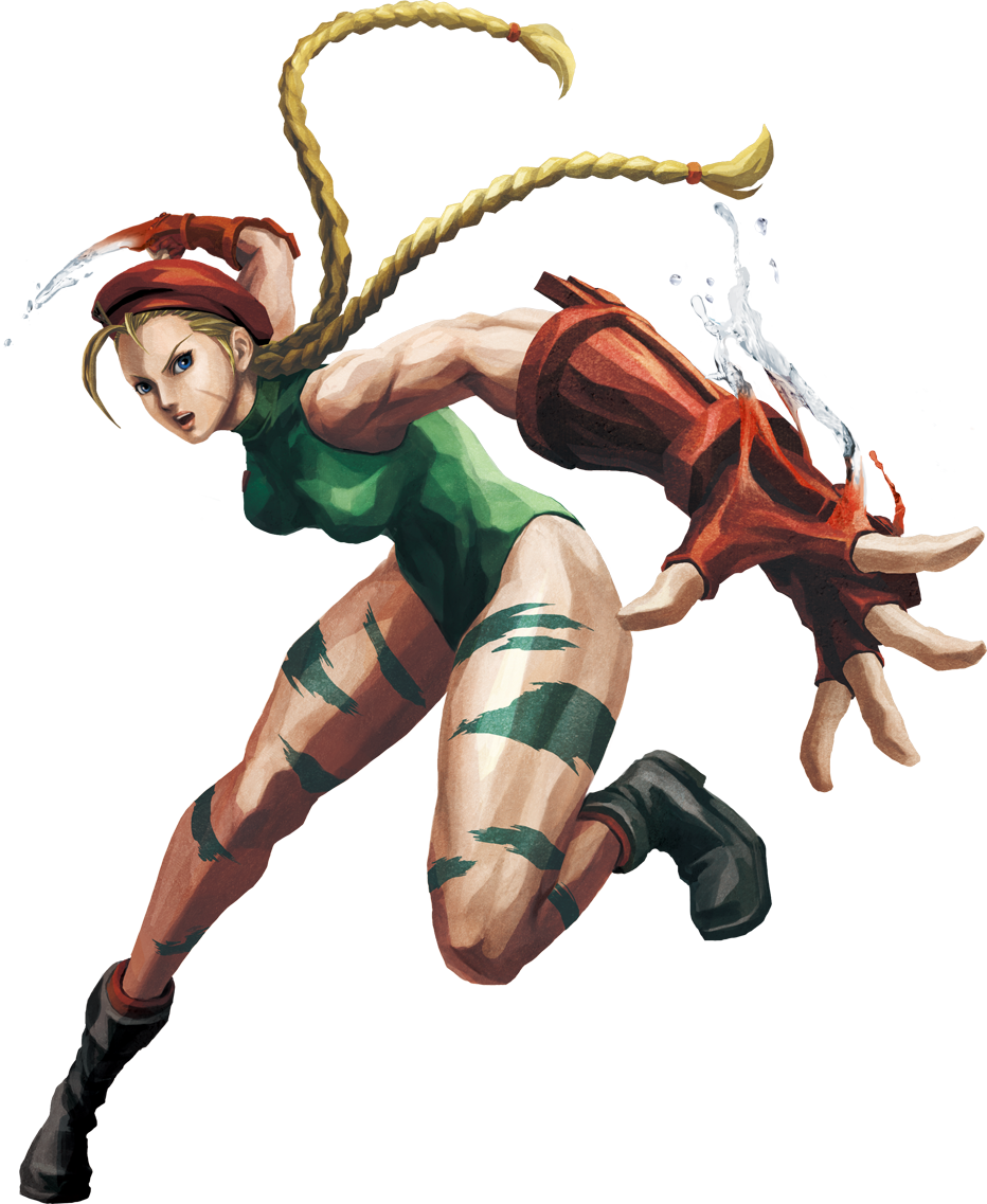 Street Fighter Transparent - Street Fighter Cammy (932x1137), Png Download